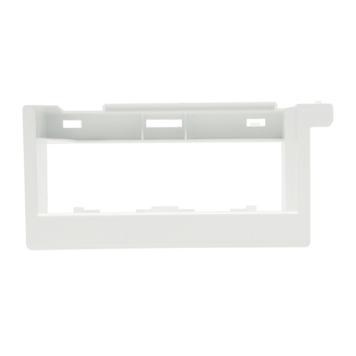 137314510 - Genuine OEM Frigidaire Washer Detergent Dispenser Drawer Handle Frame, White